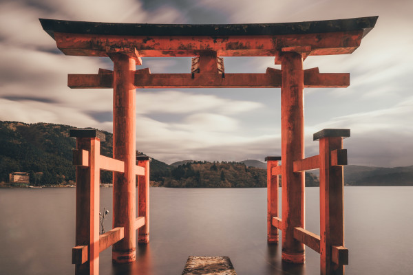 Torii of Peace, Hakone Shrine, Japan