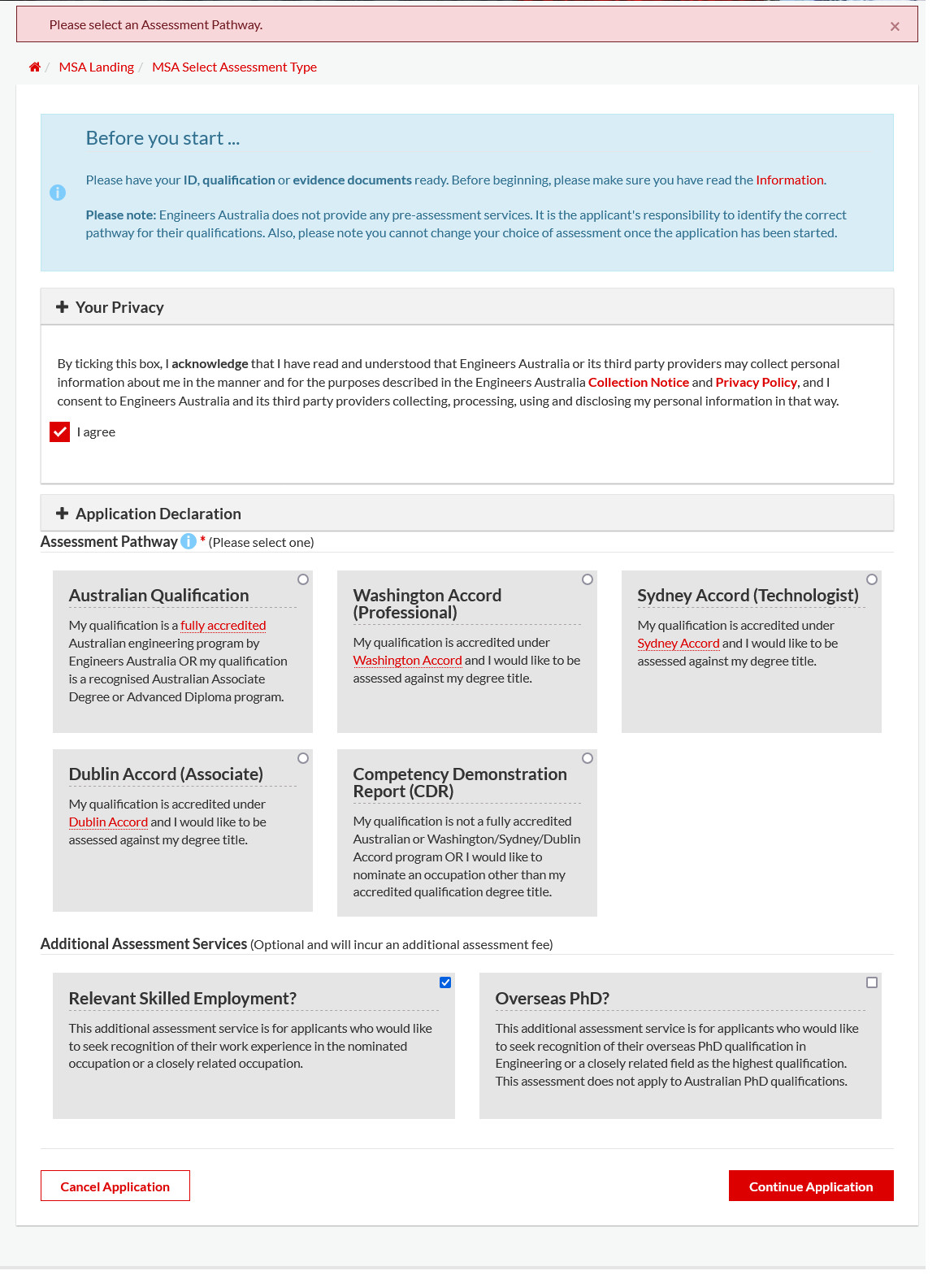 cdr skills Assessment Help