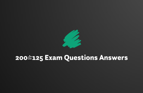 Master the Material with 200-125 Exam Questions Answers