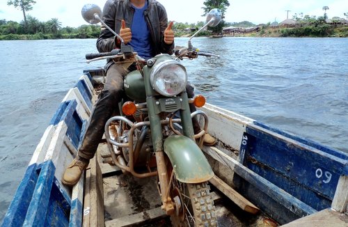 Africa - On an Enfield Motorbike